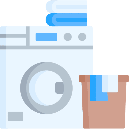 Washing machine furniture and household laundry washing machine icon