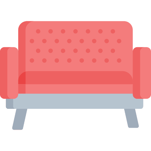 Sofa furnitures armchair furniture and household icon