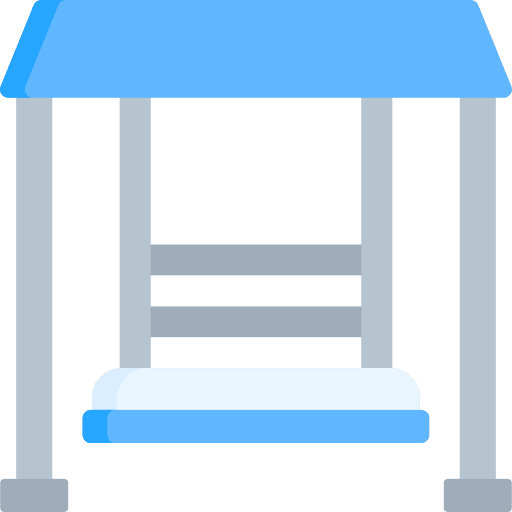 Swing children kid swing icon
