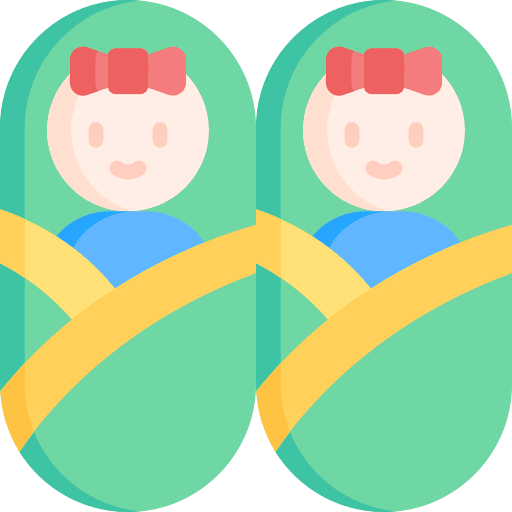Twins childhood people children icon