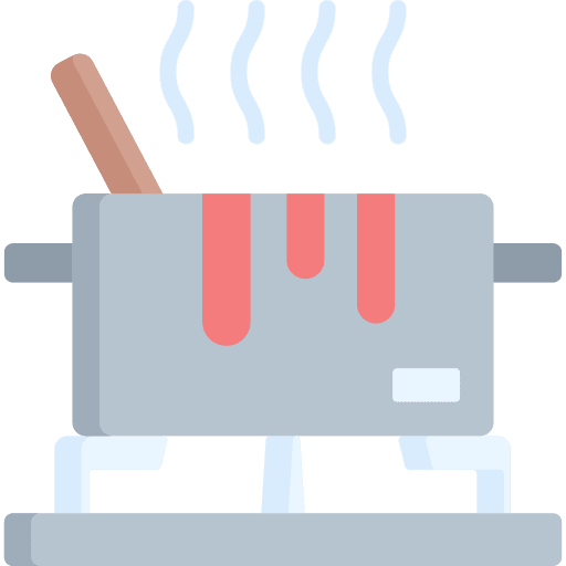 Cooking pots pot cooking food and restaurant icon