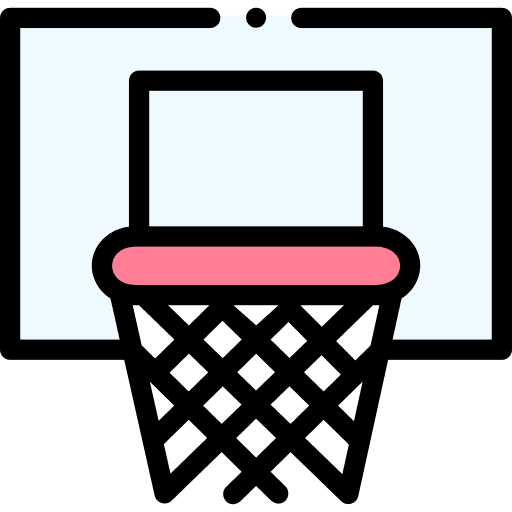 Basketball hoop sport team sports basketball court icon