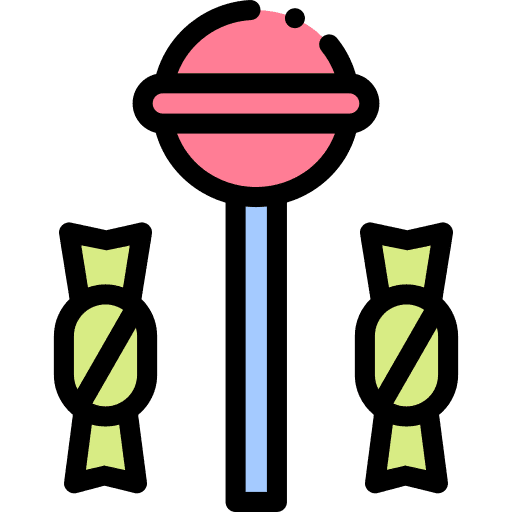 Candy food and restaurant dessert lollipop icon Candy food and restaurant dessert lollipop icon