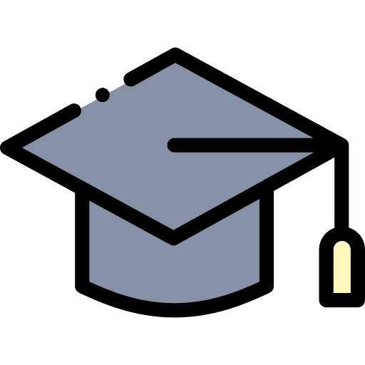 Graduation hat college graduate education icon Graduation hat college graduate education icon