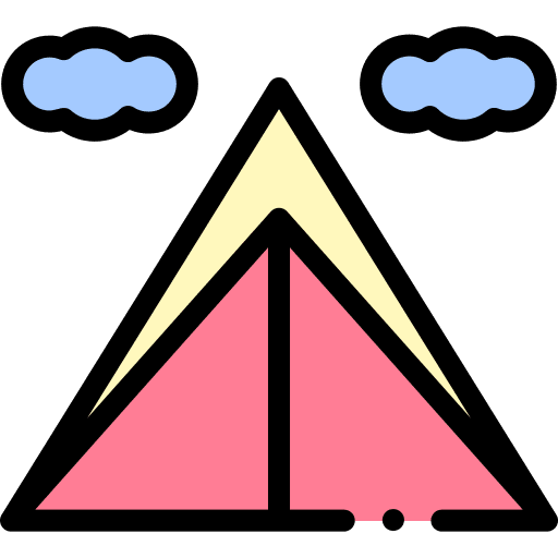 Camping tent camping tent adventure holidays icon Camping tent camping tent adventure holidays icon