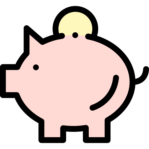 Savings save funds piggy bank icon Savings save funds piggy bank icon
