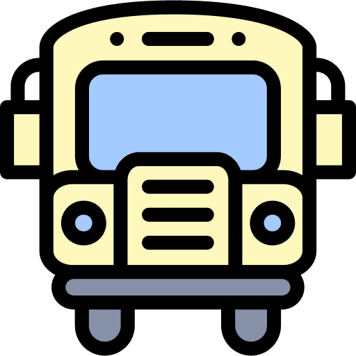 School bus bus transportation city icon School bus bus transportation city icon