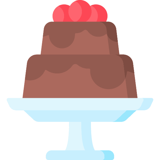 Chocolate cake sweet food chocolate cake dessert icon