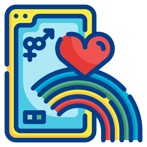 Smartphone lesbian miscellaneous interface icon Smartphone lesbian miscellaneous interface icon