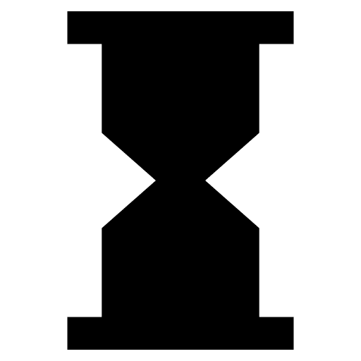 Hourglass ui sandglass time and date icon