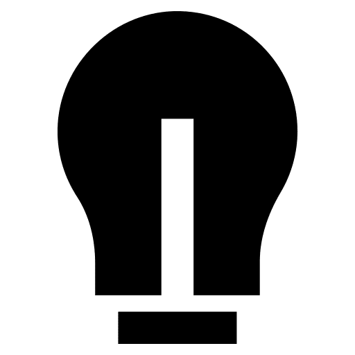 Lamp help light tip icon