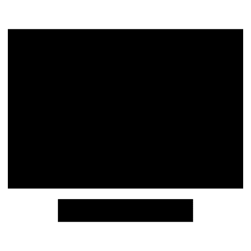 Monitor screen television electronics icon