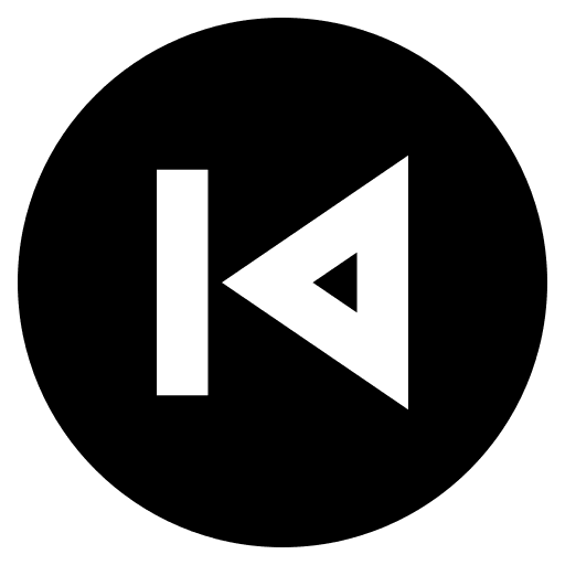 Backward arrow multimedia option ui icon