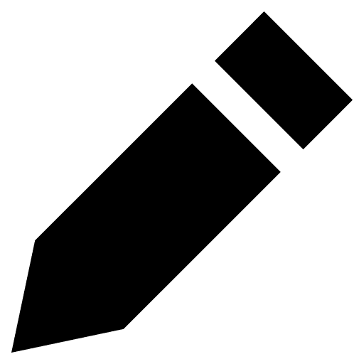 Pencil user interface pen write icon