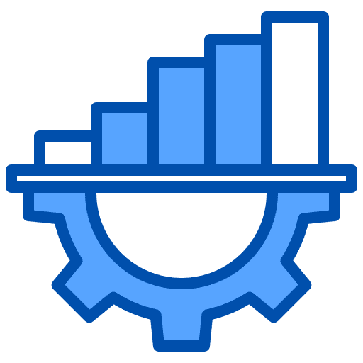 Graph graph business and finance analytics icon