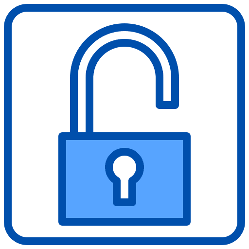 Lock padlock bar chart lock icon