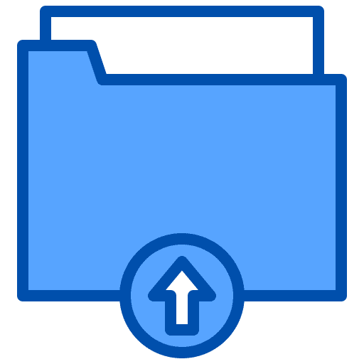 Folder chart infographic file icon Folder chart infographic file icon