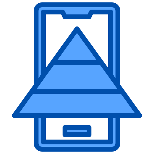 Chart infographics chart pyramid chart icon Chart infographics chart pyramid chart icon