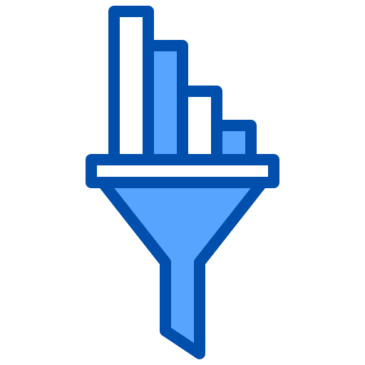 Filter business business and finance stats icon Filter business business and finance stats icon