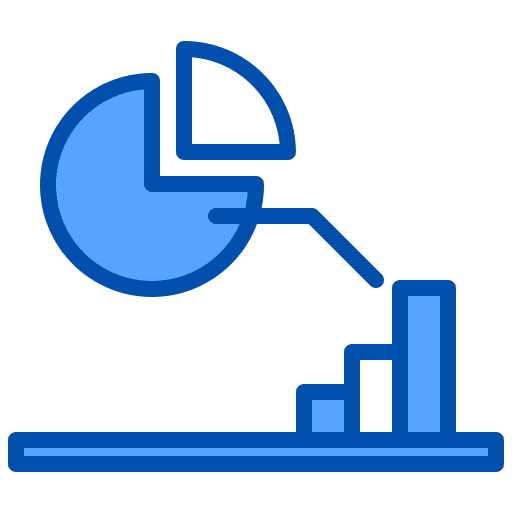 Infographic statistics bar chart pie chart icon Infographic statistics bar chart pie chart icon