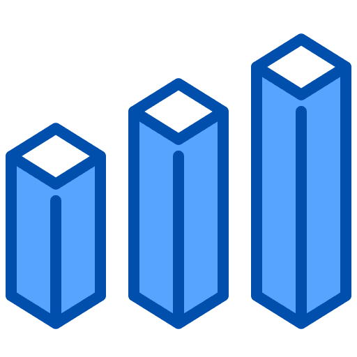 Bar chart stats graph report icon Bar chart stats graph report icon