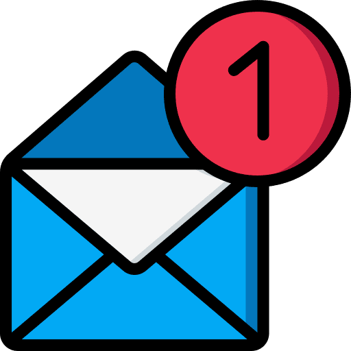 Envelope letter mail chat icon