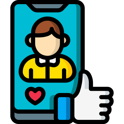 Like like mobile profile icon