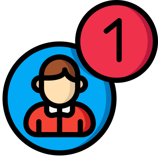 Profile notify friend avatar icon