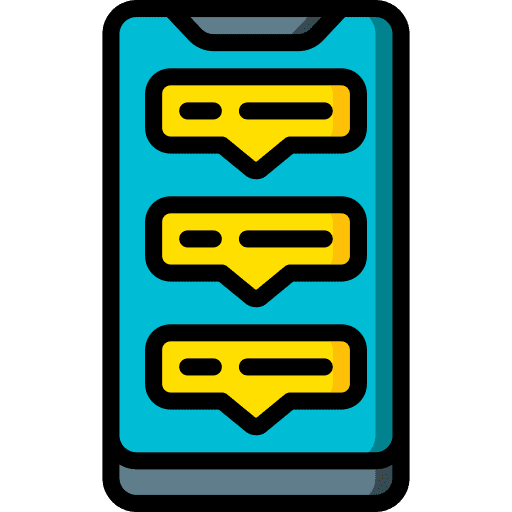 Mobile mobile communications messages icon