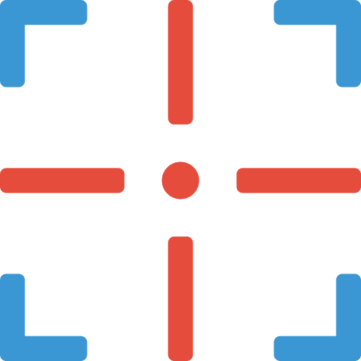 Align pointer mouse target icon
