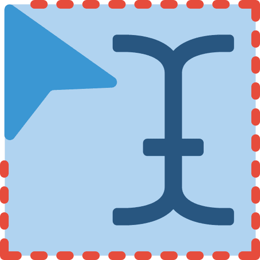 Selection selection select type icon
