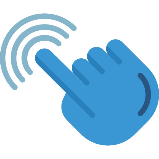 Click hand ui mouse icon