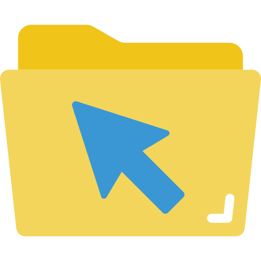 Folder folder mouse point icon