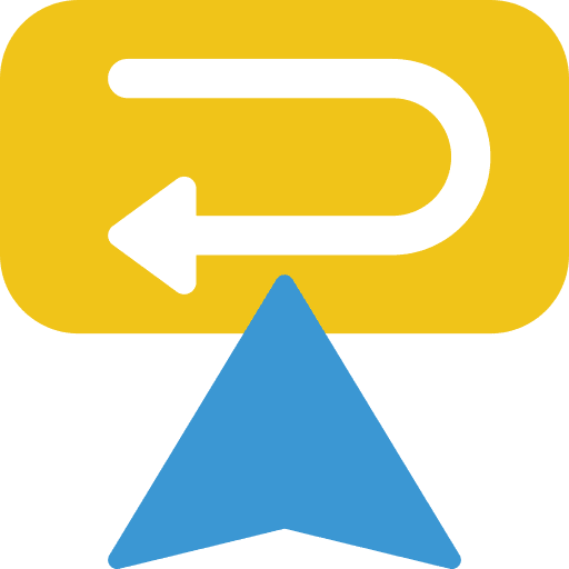 Cursor pointer click back icon