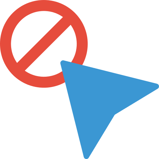 Block cursor ui pointer icon