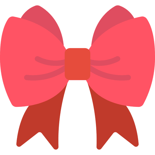 Bow cute accessory bow icon