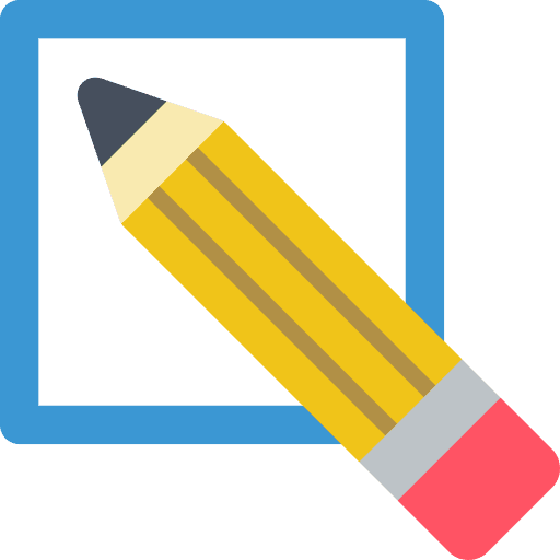 Pencil drawing design pencil icon