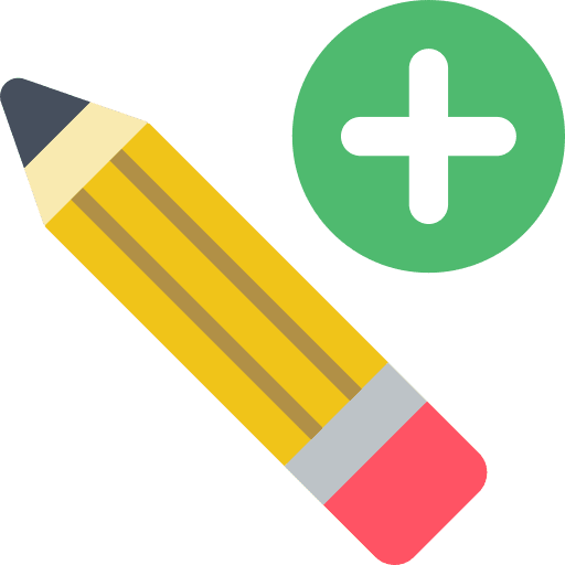 Pencil edit tools add draw icon