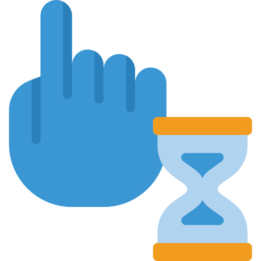 Wait ui hand finger icon
