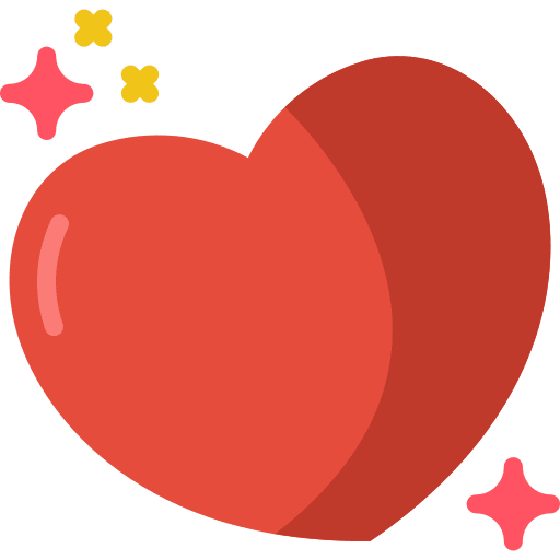 Heart sticker photo cute icon