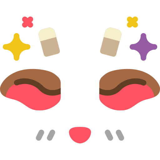 Deer face social media animal icon Deer face social media animal icon
