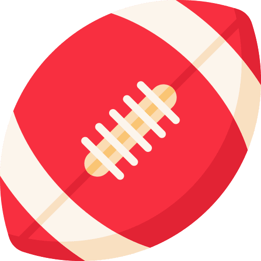 American football ball sports and competition team sport icon