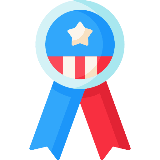 Badge independence day usa award icon