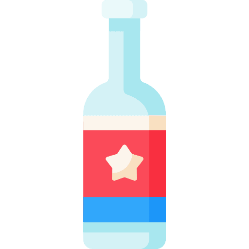 Beer flag country bottles icon