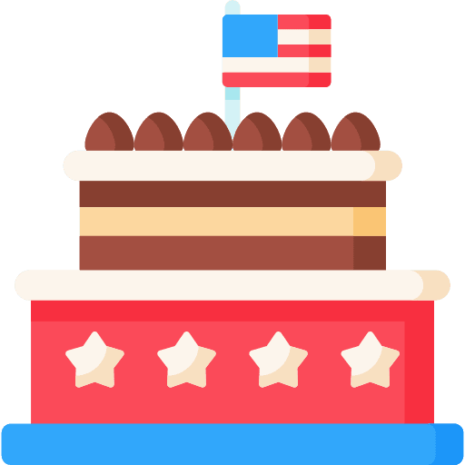 Cake usa cake united states of america icon