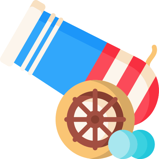 Cannon weapon war fuse icon