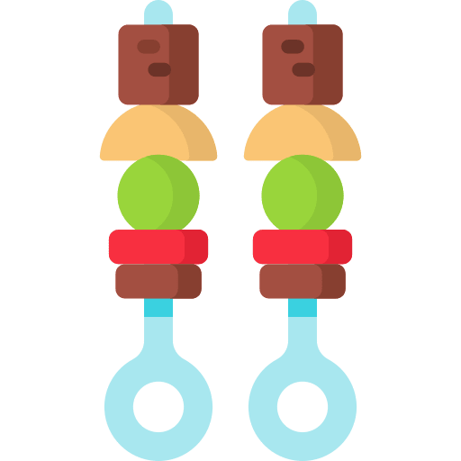 Skewers brochette skewer bbq icon