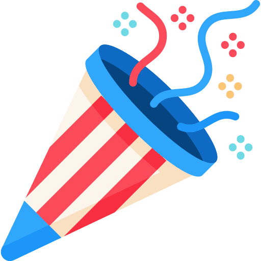 Confetti celebrate confetti birthday icon