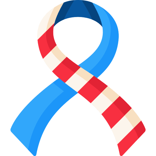 Scarf usa 4th of july scarf icon