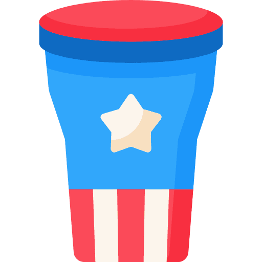 Tumbler food and restaurant tumbler usa icon